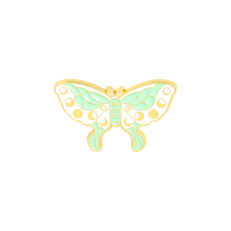 European And American New Alloy Dripping Butterfly Series Brooches Butterfly Clothes Bag Badge Accessories display picture 11