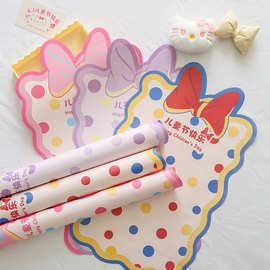 六一儿童节卡通糖果零食花束包装纸在逃公主系列鲜花包花纸造型纸