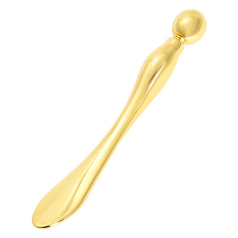 Factory Direct Sales Zinc Alloy Eye Cream Stick Small 7.7cm Metal Eye Cream Stick Massage Stick Imported Lifting Eye Cream Spoon