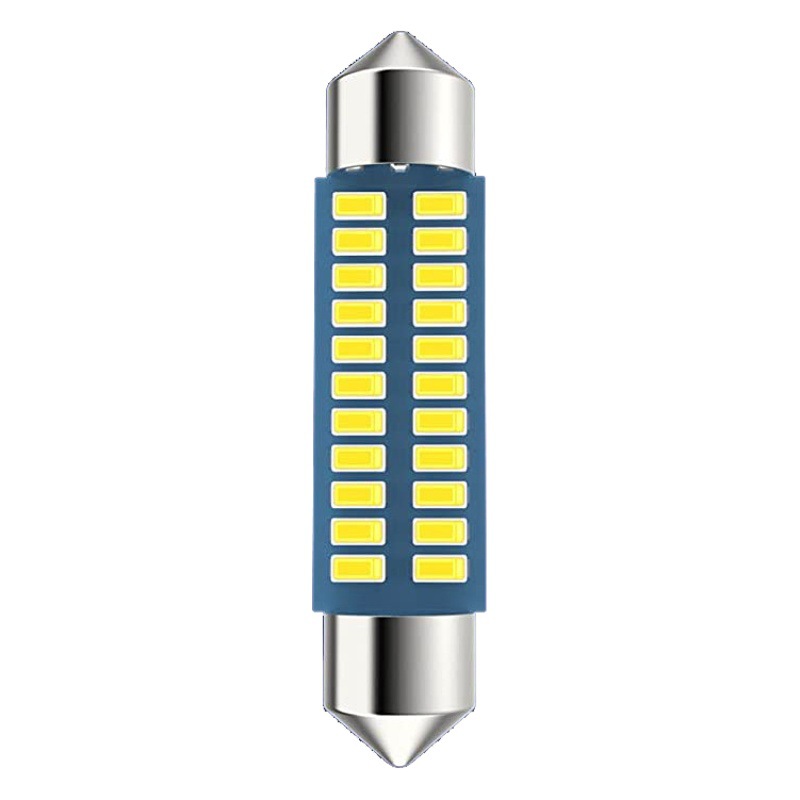 Wholesale high brightness LED double pointed light roof 31mm reading light car license plate light 42mm 3014 double pointed light