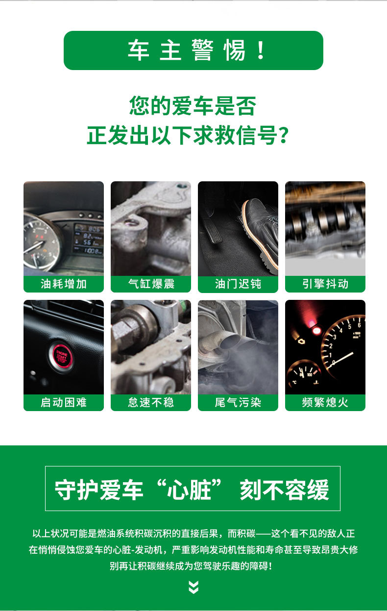 Fuel Treasure Removes Carbon Deposits, Gasoline Fuel Additive, Engine Improves Power, Reduces Fuel Consumption, Maintenance Type