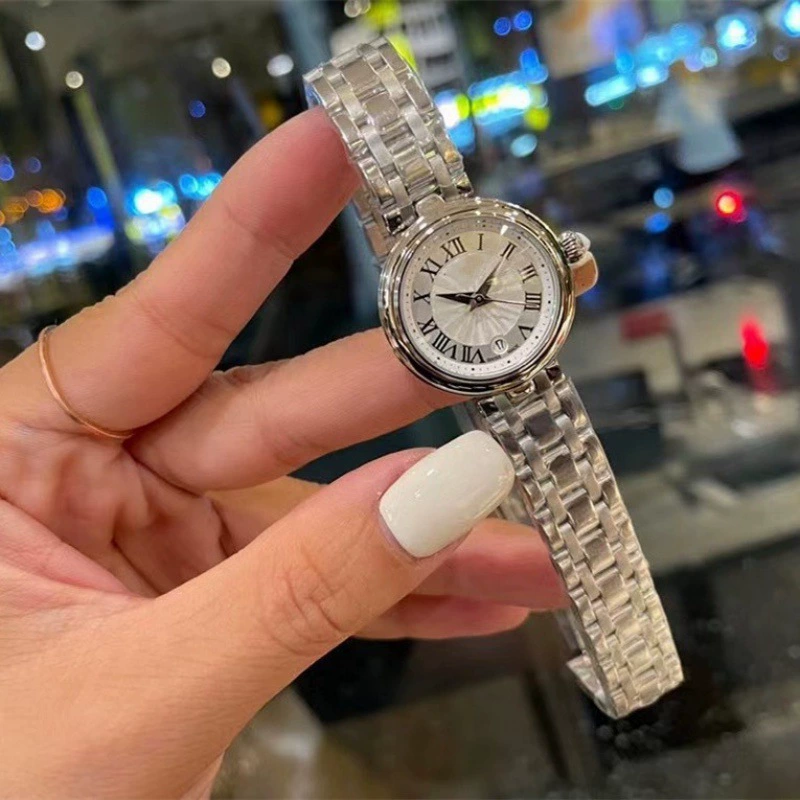 WeChat Cross -border Favorite Tianjia Jiali Little Beauty Римское кварцевое движение Сталь с женскими часами иностранной торговлей одобрено