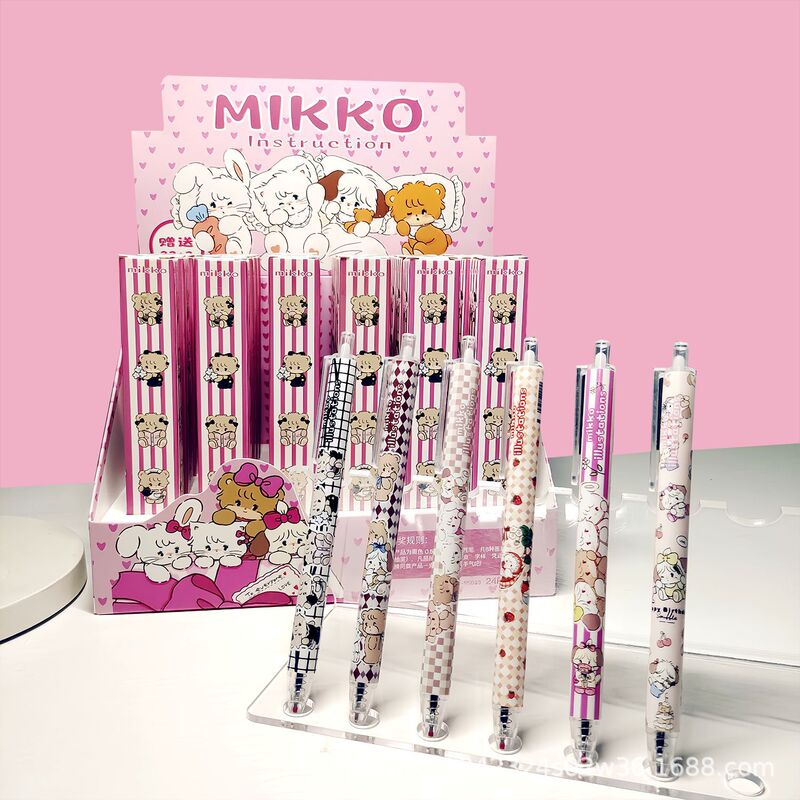 5093Mikko Genshin Impact Chiikawa Retractable Pen High-Value Cartoon Writing Smooth Gel Pen Blind Box Pen 5093Mikko Genshin Impact Chiikawa Retractable Pen High-Value Cartoon Writing Smooth Gel Pen Blind Box Pen
