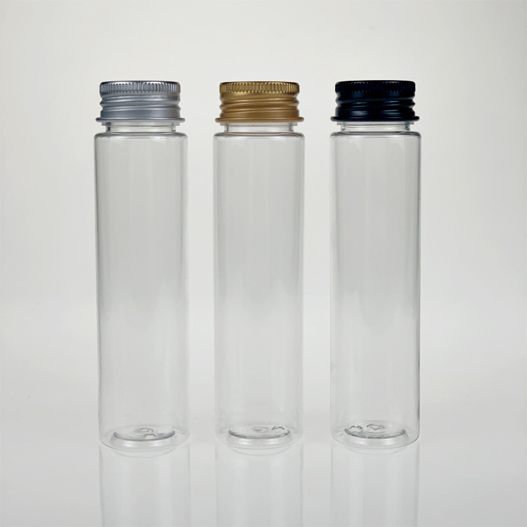 80ml Cylindrical Flat-Bottomed Pet Test Tube Plastic Bottle for Shoelaces, Data Cables, Facial Masks, Candies, Erasers, Catnip 80ml Cylindrical Flat-Bottomed Pet Test Tube Plastic Bottle for Shoelaces, Data Cables, Facial Masks, Candies, Erasers, Catnip