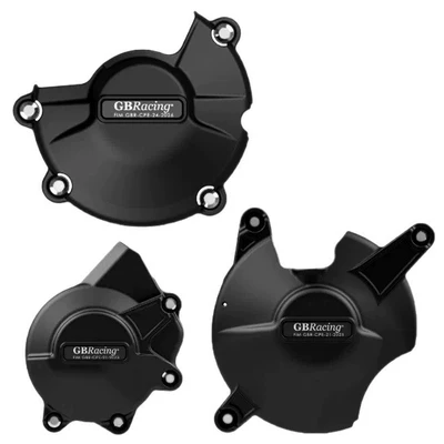 Suitable for Honda Cbr600Rr 2009-2026 Modified Engine Protective Cover Gbracing Anti-Fall Side Cover (Motorcycle Safety Supplies) - black-suit