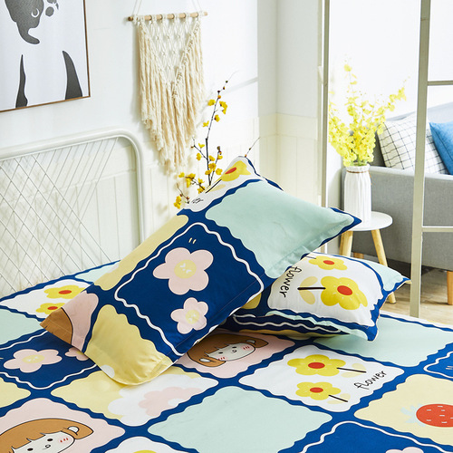 Manufacturer aloe vera cotton pillowcase pillow pair cartoon printed modern simple pillow core household pillow core wholesale