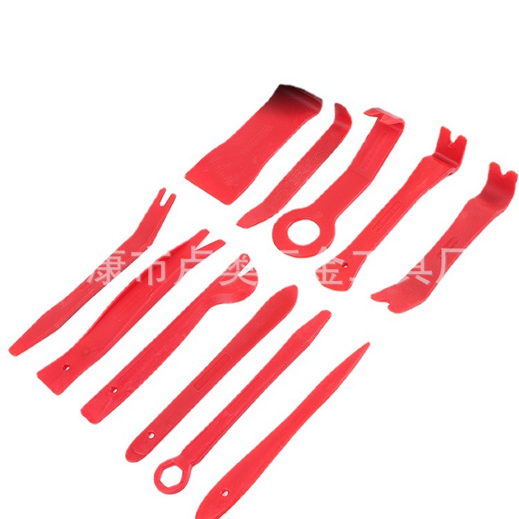 Panel de la puerta del coche hebilla destornillador herramienta traje de palanca Hebilla Reparación de automóviles coche 11 unidades desmontaje interior hebilla de goma destornillador