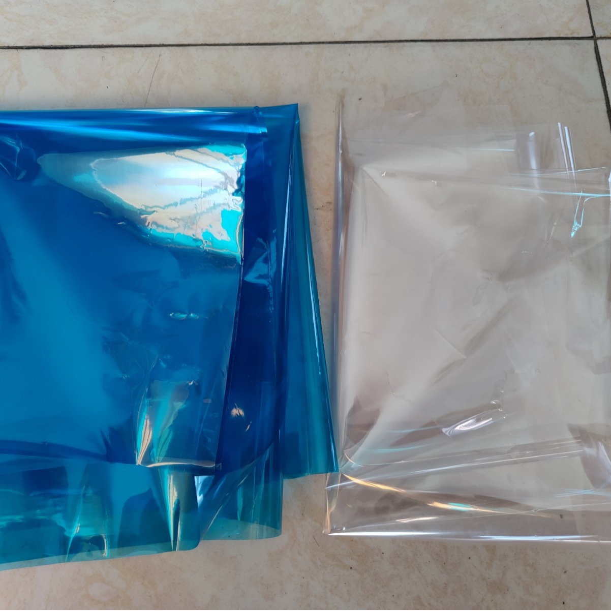 白色透明亮响纸叫子膜猫玩具用深红五彩纸宝蓝彩箔纸雨丝帘