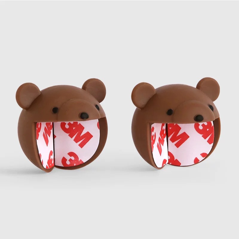 Coffee protective corner covers with animals, with little bears