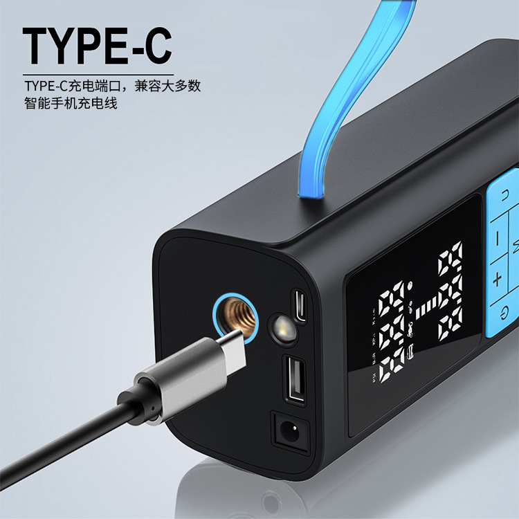 Car wireless air pump automatically fills and stops 22-cylinder portable charging version bicycle car tire air pump