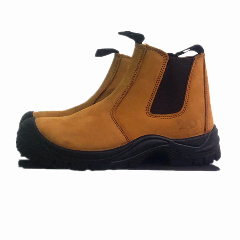 Cross-border versión en inglés botas de protección hombres anti-Smashing anti-piercing bolsa de acero impermeable resistente al aceite zapatos de seguridad de cuero puro SafetyShoes image 9