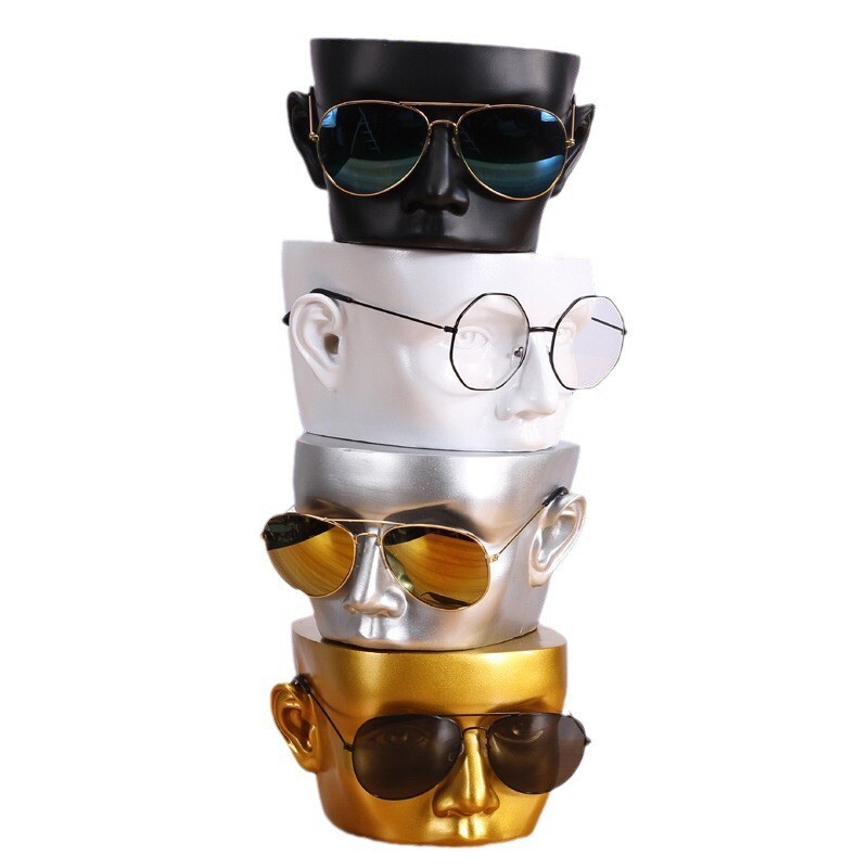 Vituo Jewelry Display Stand Model Sunglasses Myopia Store Desktop Display Sunglasses Display Rack Resin Head Mannequin Stand Vituo Jewelry Display Stand Model Sunglasses Myopia Store Desktop Display Sunglasses Display Rack Resin Head Mannequin Stand