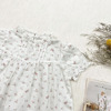 Shirt, doll, floral print, puff sleeves