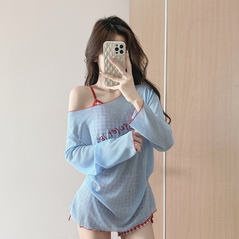 GraceChic GraceChic Two-Piece Swimsuit Women Plus Size Long Sleeve High-End Conservative Style For Curvy Girls Covering Flaws Stunning_ecoleips.com