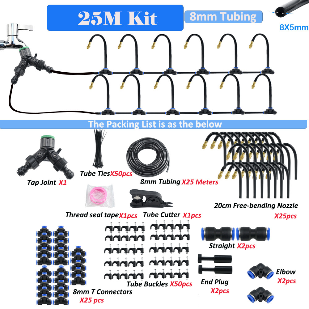 Aspersor universal riego automático de flores rociador doméstico rociador de goteo rociador giratorio de 360 ° riego automático