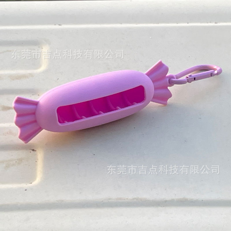 跨境口红硅胶套保护套食品级创意造型硅胶唇膏套防摔便携保护壳|undefined