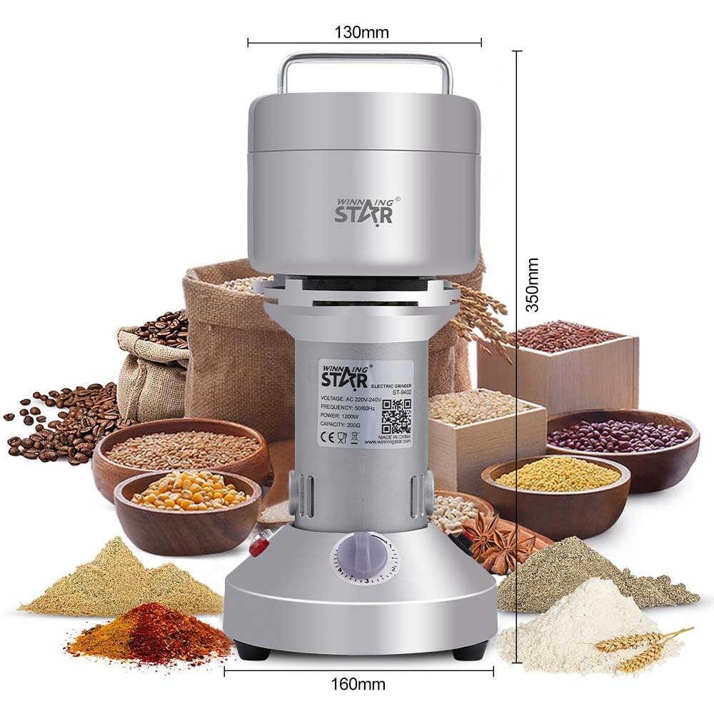 WINNING STAR Molino de hierbas medicinales chinas de café con pimienta doméstica portátil transfronterizo pequeño
