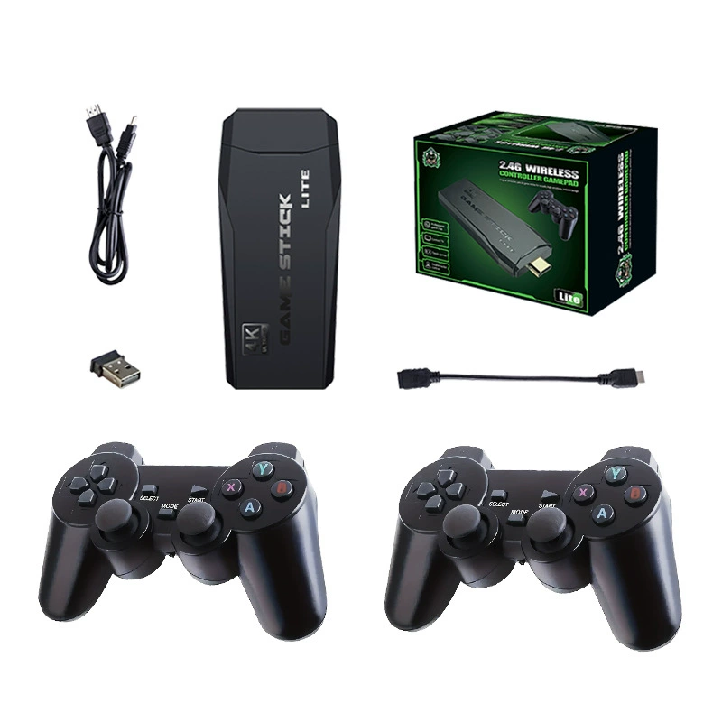 Wireless game console, retro handle for double, nostalgia