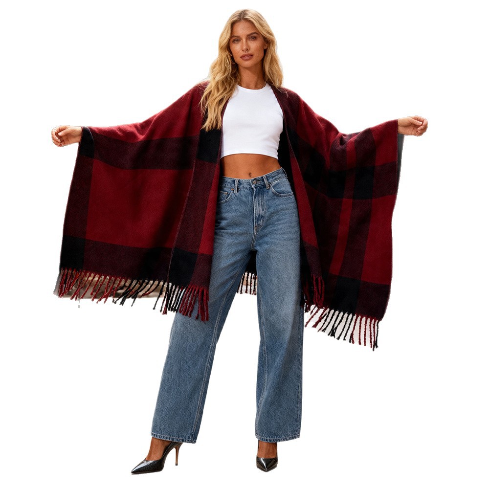 Comercio exterior nuevo chal de otoño y invierno damas simple bufandas jacquard mantas transfronterizas venta al por mayor chapa de aire acondicionado