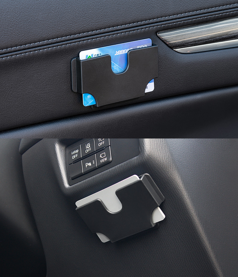 Japanese yac car card slot car sun visor storage car Multi-Function Card Holder card holder card box
