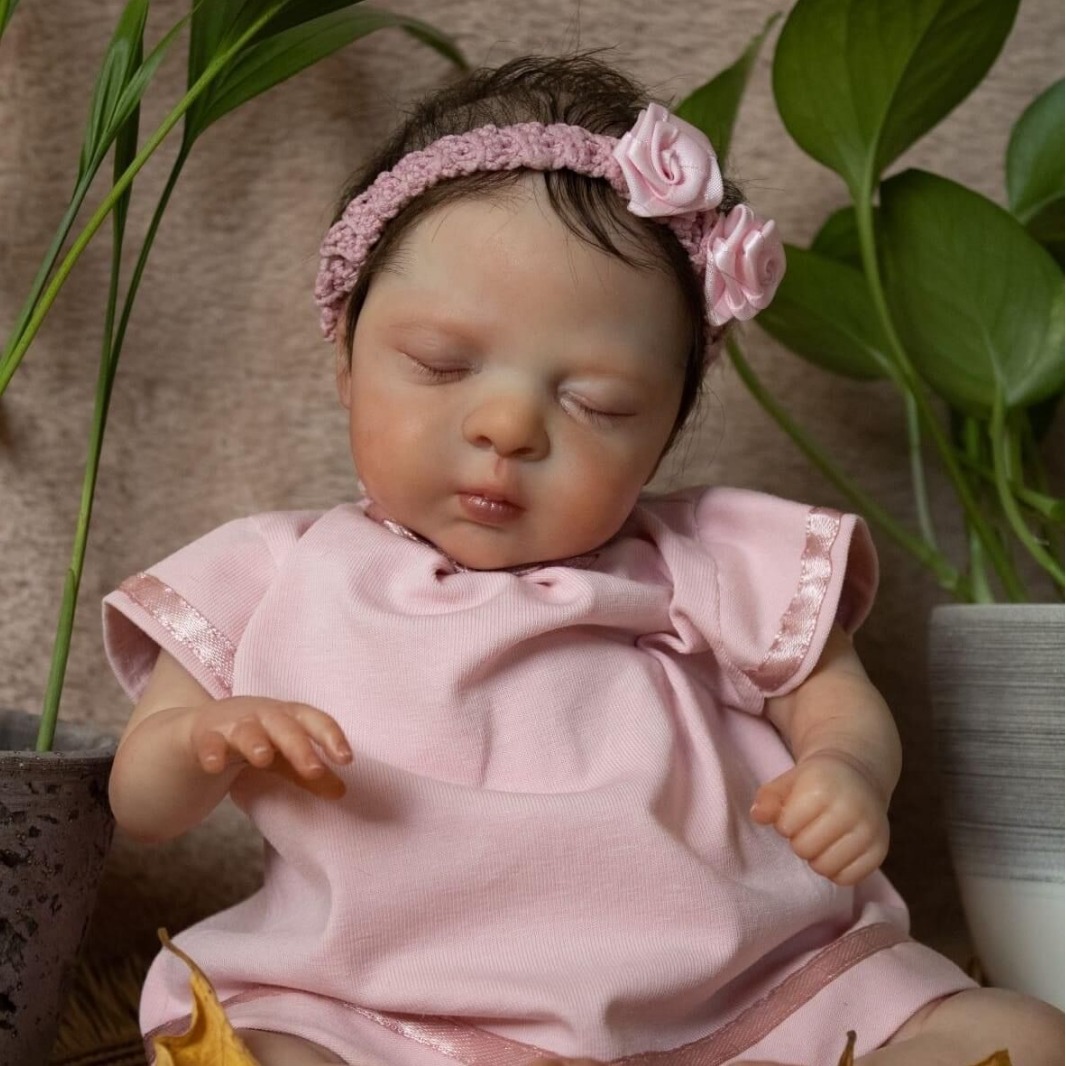10 pulgadas cuerpo de tela muñeca Luna, exquisito regalo muñeca mini bebé juguete