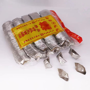 Tin Foil Ingots Gold and Silver 1000 Pieces Shaoxing Ingots Hand-Folded Finished Burnt Paper Money Special Yellow Gray Tin Foil Wholesale Gold Small