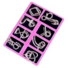 Fuchsia set, 8 pieces, English