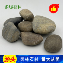 清远天然鹅卵石 富贵家鹅卵石滤料厂批 整车矿场出2-4公分 五彩色