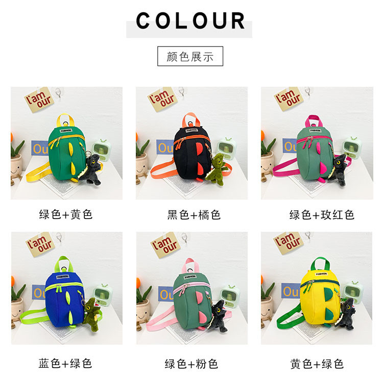 Großhandel Cartoon Dinosaurier Kinderrucksack Nihaojewelry display picture 24