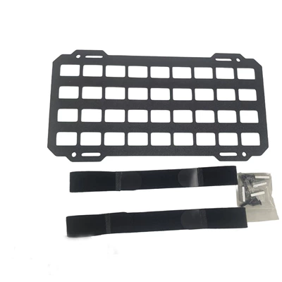 Ready-Made Motorcycle Tail Box Hanging Plate Scooter Rear Tail Box Hanging Plate Electric Vehicle Backup Storage Hanging Plate Bracket Outdoor (Motorcycle trunk) - one-pack-black