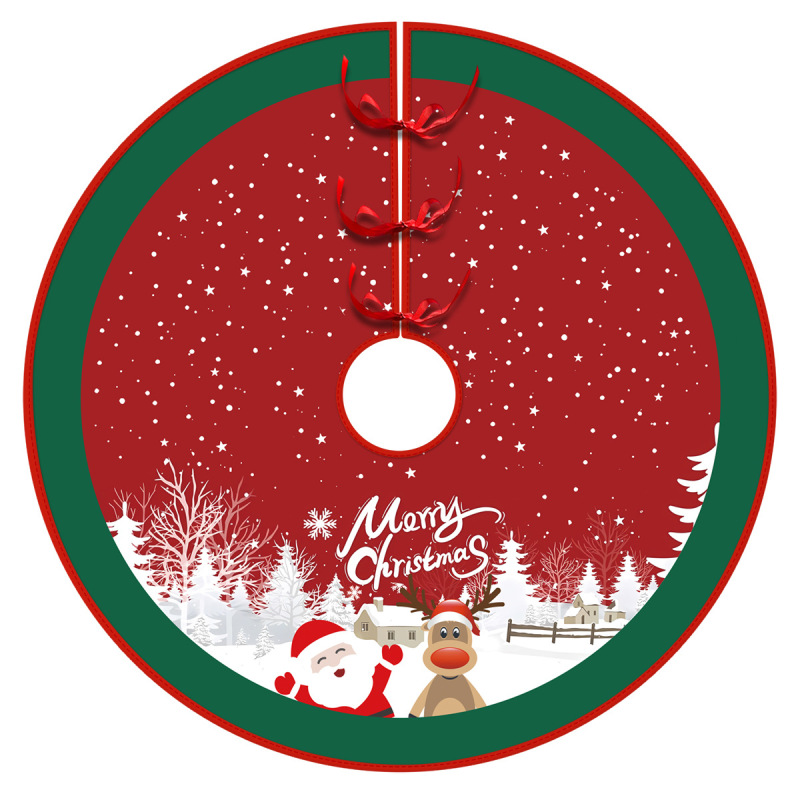 クリスマスの木のスカートの雪だるまのクリスマスの祝日のパーティーは木のスカートのヘラジカのクリスマスツリーの装飾の木のスカートを飾ります。|undefined