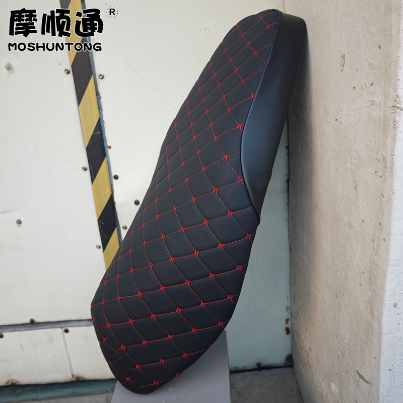 Suitable for Xin Da Zhou Honda Ns125D Motorcycle, Thickened Leather Waterproof Seat Cover, Sun Protection, Anti-Slip, Full-Cover Seat Cover