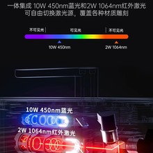 LaserPecker啄木鸟4代激光雕刻机小型便携手持镭射金属打标刻字机