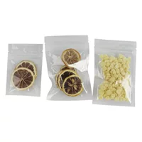 Ziplock мешок упаковки еды сухофрукты прозрачный пластиковый пакет запечатанный мешок чай пакетик в наличии оптом