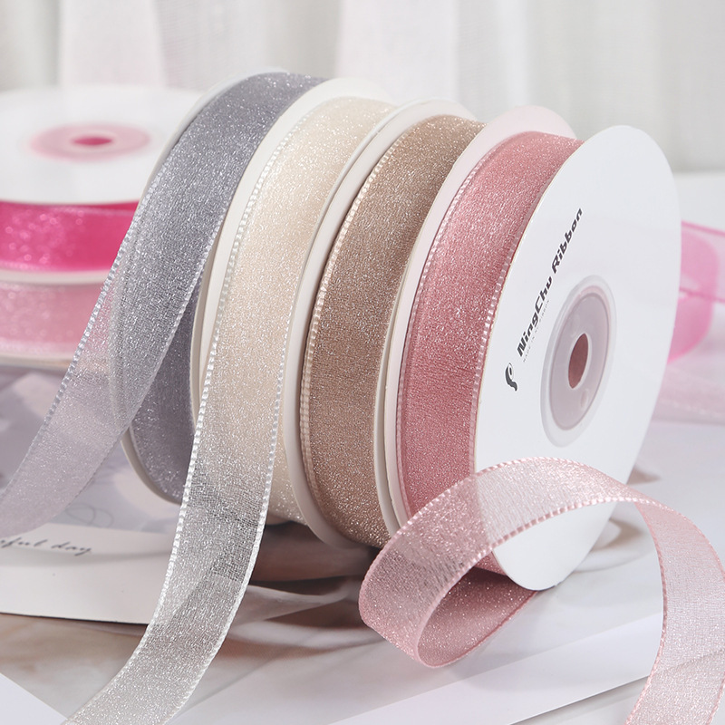 1.5cm Internet Celebrous Bubble Sauce Ribbon Lacquer Belt Bow Strap Flower Bundle Ribbon Ribbon