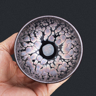 Large Men's Tea Cup with Oil Drop Design for Personal Kung Fu Tea