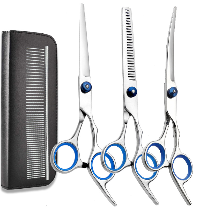 Venta directa de fábrica de tijeras para mascotas Teddy Beauty tijeras para cortar mascotas Juego de recorte de perros