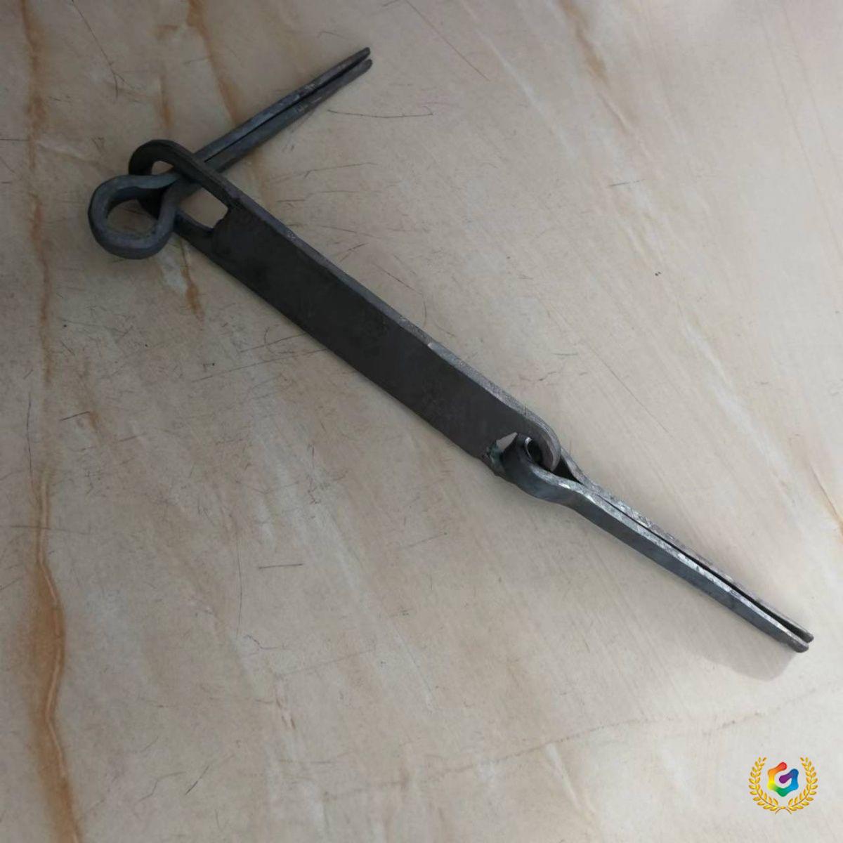 ♧中式门锁扣四合院大门铁搭扣复古庭院门铸铁插销老式双开门铁扣