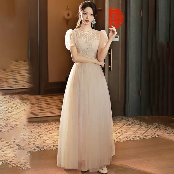 Long poster, champagne color