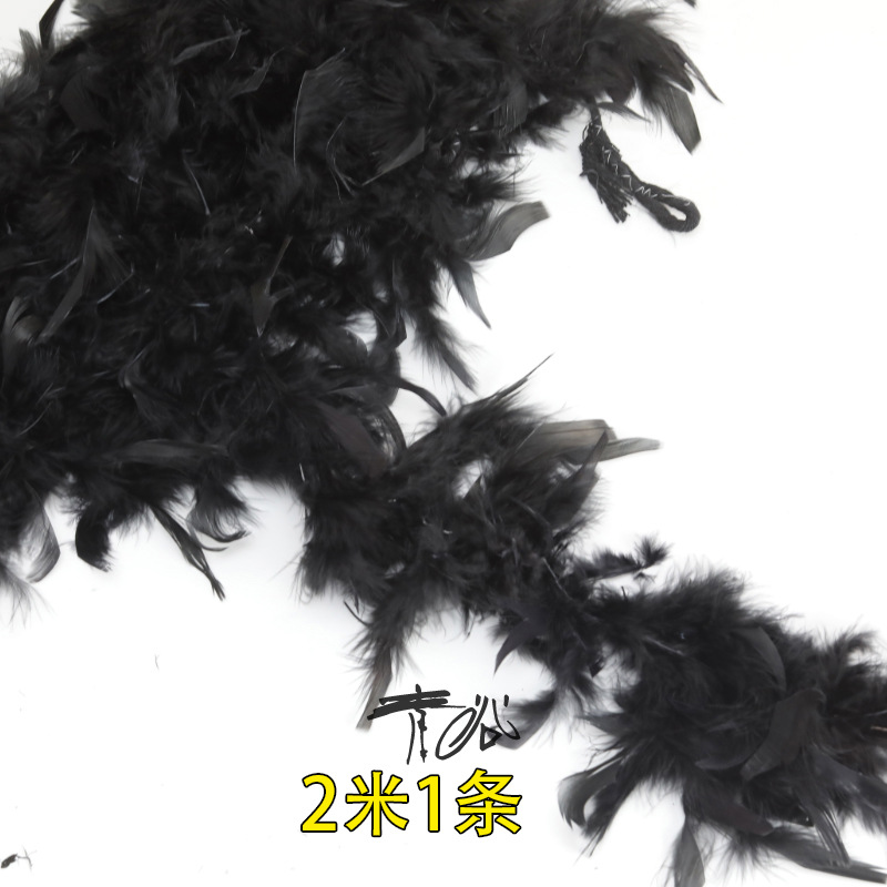 Plumas negras al por mayor DIY accesorios de decoración de ropa accesorios escenas de diseño de fábrica de plumas tienda directa