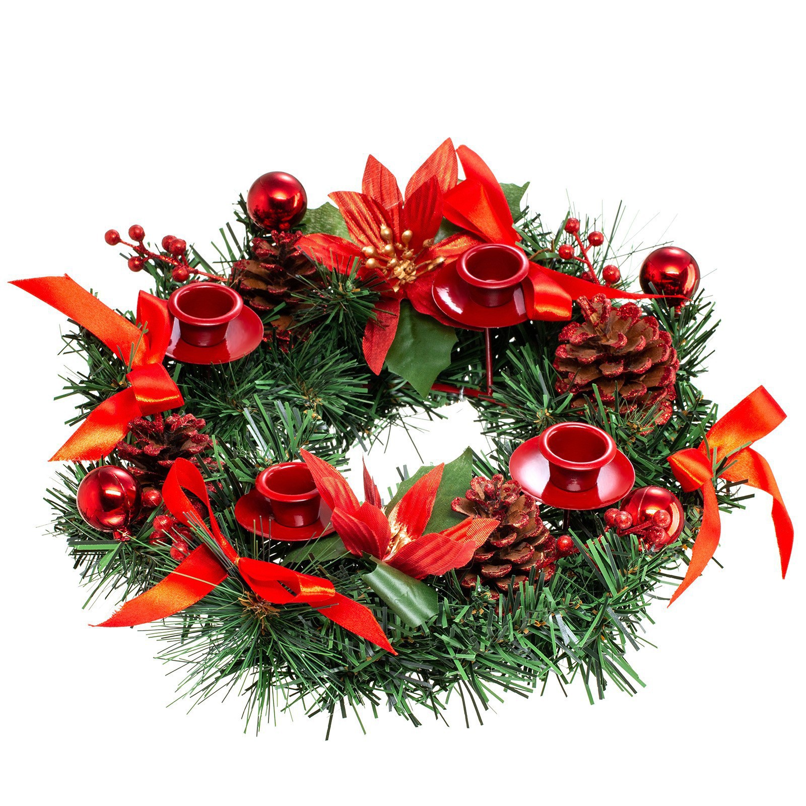 Cinta CORONA DE Navidad decoración de Navidad fábrica al por mayor Navidad candelabro Garland vela Copa Navidad candelabro de Navidad image 20