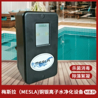 梅斯拉MESLA铜银离子银离子游泳池水消毒杀菌除藻絮凝水消毒器厂