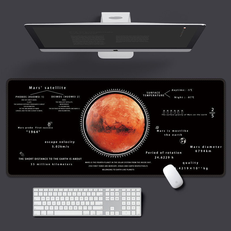 超大型宇宙飛行士星男子マウスパッド個性キーボードパッドノートパソコン事務学習テーブルパッド|undefined