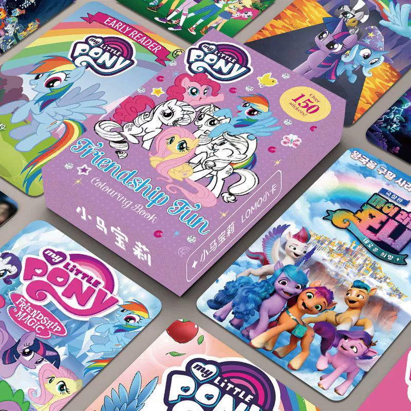 Анимационная комикс My Little Pony, изысканная картина LOMO открытка, Твайлайт Спаркл, Эпплджек, Радуга Дэш коллекция, карта для обмена
