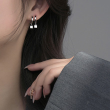 韩国方块耳扣网红爆款气质女神范耳环2021年新款潮简约百搭耳饰品