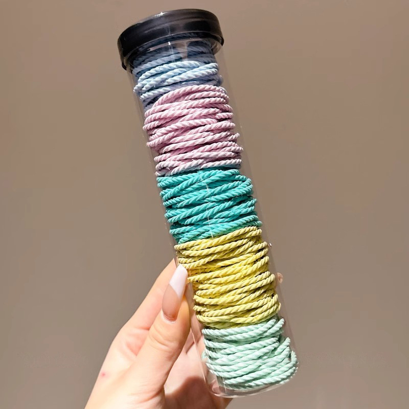 Cauda de caballo alta cuerda de cabello mujer 2025 nuevo cabello anillo de cabello de alta elasticidad elástica duradera no daña cabello cuerda de cabello tocado