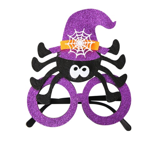2024 cross-border Halloween glasses photo props party decoration supplies props Halloween cartoon plastic glasses