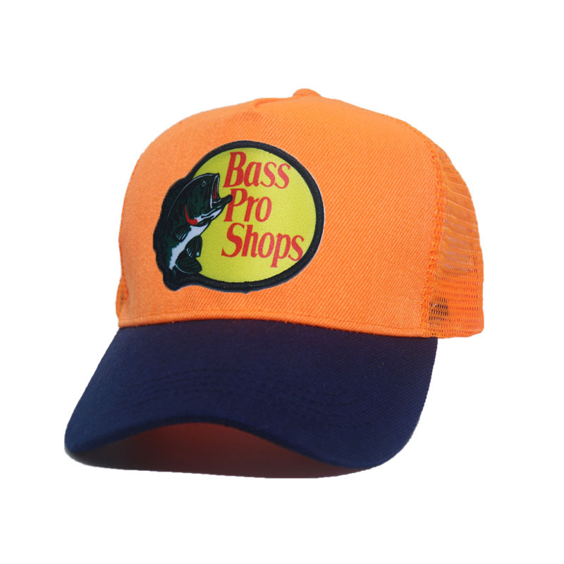 Cappello da baseball con animali Cappello con lingua d'anatra ricamato con ardiglione di pesce persico Cappello estivo per protezione solare in rete per animali da cartone animato per uomo e donna_voghion.com