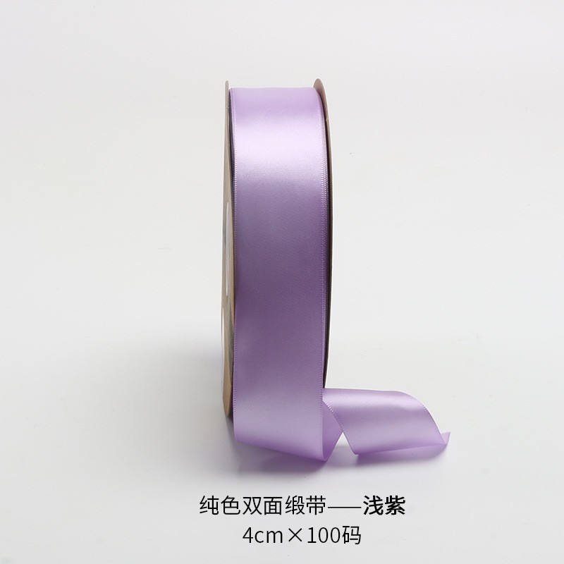 Cinta de 4cm de flores al por mayor cinta de poliéster multicolor cinta cinta de boda cinta floristería paquete de flores material de bricolaje hecho a mano