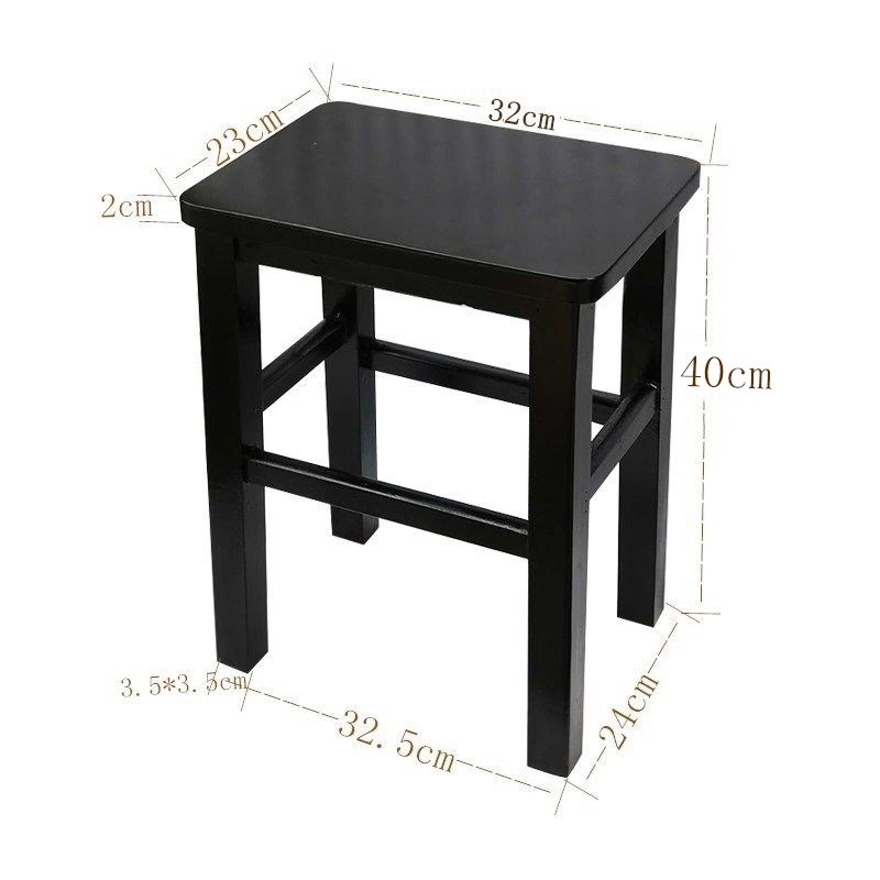 Fábrica directa taburetes cuadrados de madera sólida, taburetes caseros pequeños para adultos, taburetes bajos para niños, taburetes de cambio de zapatos, taburetes cuadrados de madera, taburetes de comedor image 24